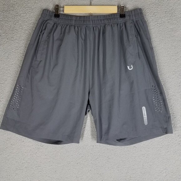 Northyard Shorts Adult 2XL Gray Athletic Running Pull On Training 7" Gym Men's - Picture 1 of 11